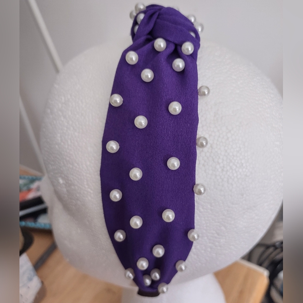 Headband FREE w/ Nine West 190% Silk Embellished Blouse - Picture 5 of 16